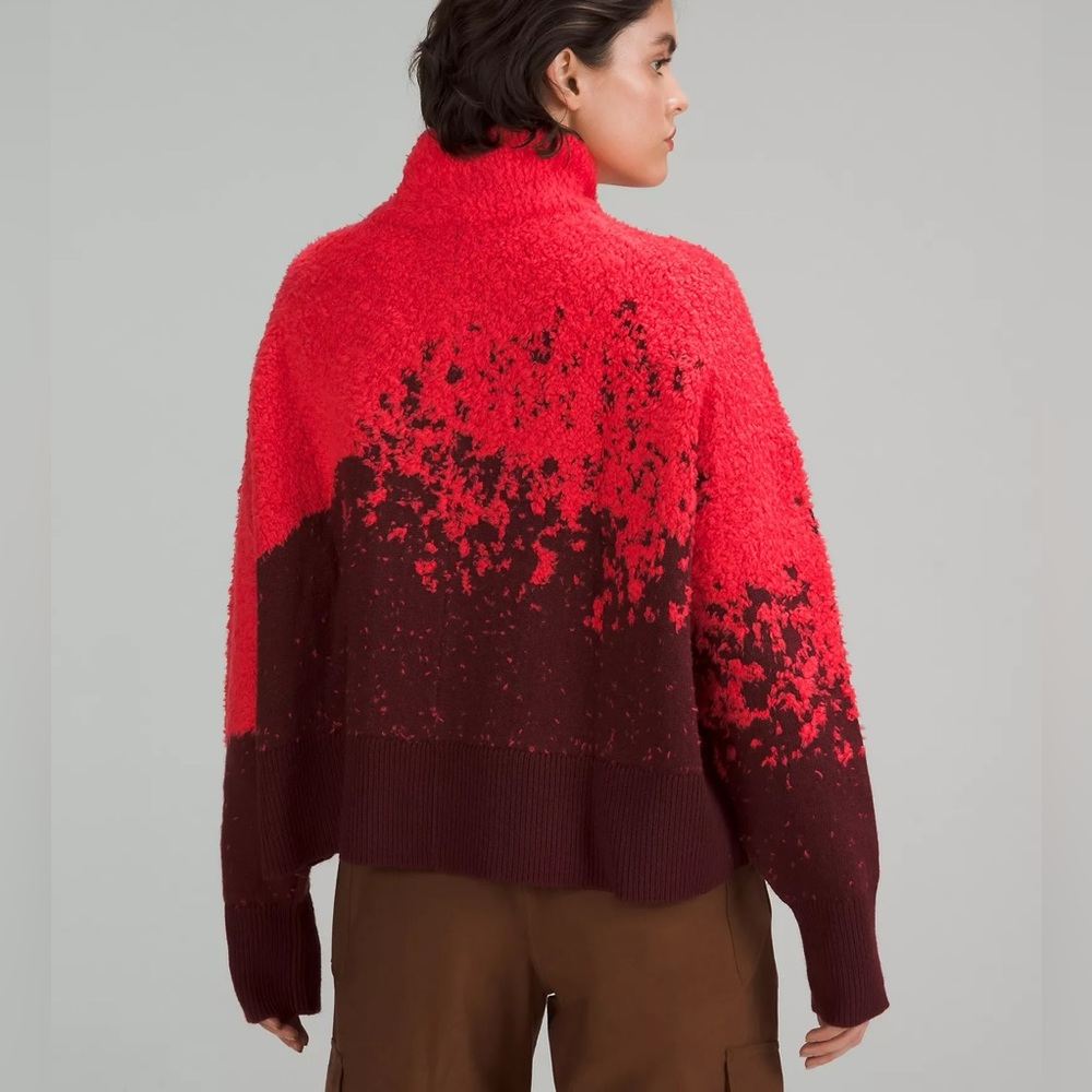 Lululemon Ombré Knit Textured Turtuleneck